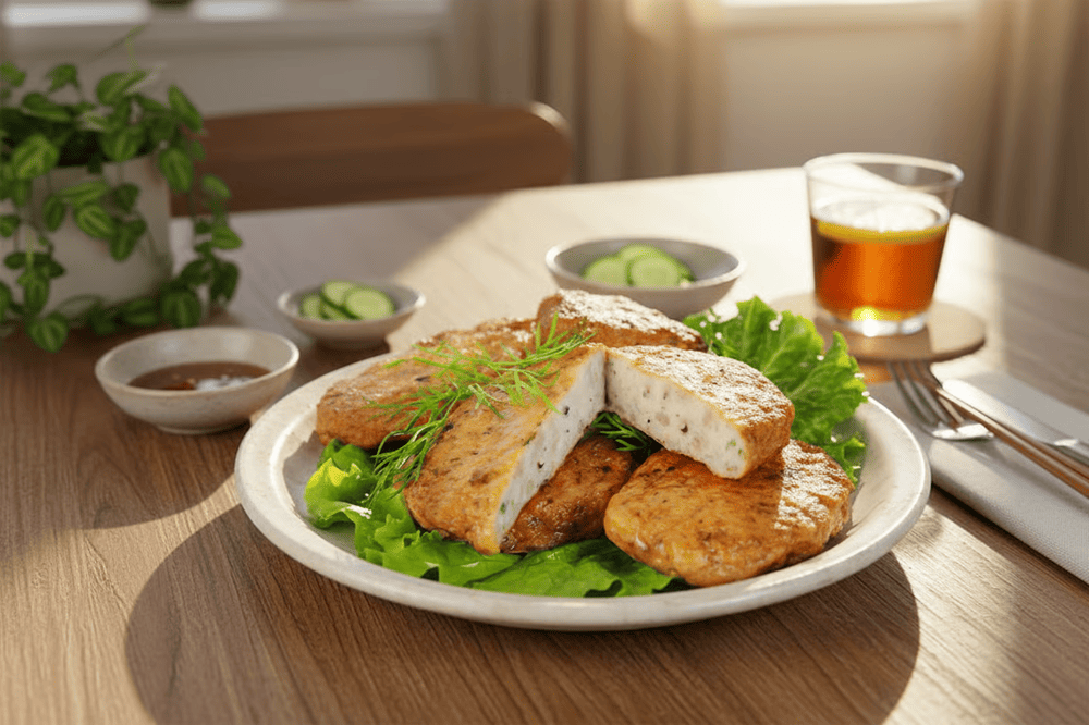 Chả c&aacute; Nhơn Ch&acirc;u được l&agrave;m từ 100% c&aacute; biển tươi, kh&ocirc;ng c&oacute; hương liệu v&agrave; chất bảo quản